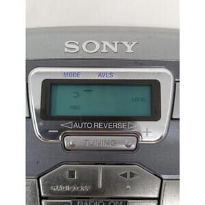 SONY Walkman WM-FX491 cassette player radio Auto Rev Mega Bass Vintage 1980-Read